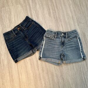 2-pack Old Navy girls denim shorts